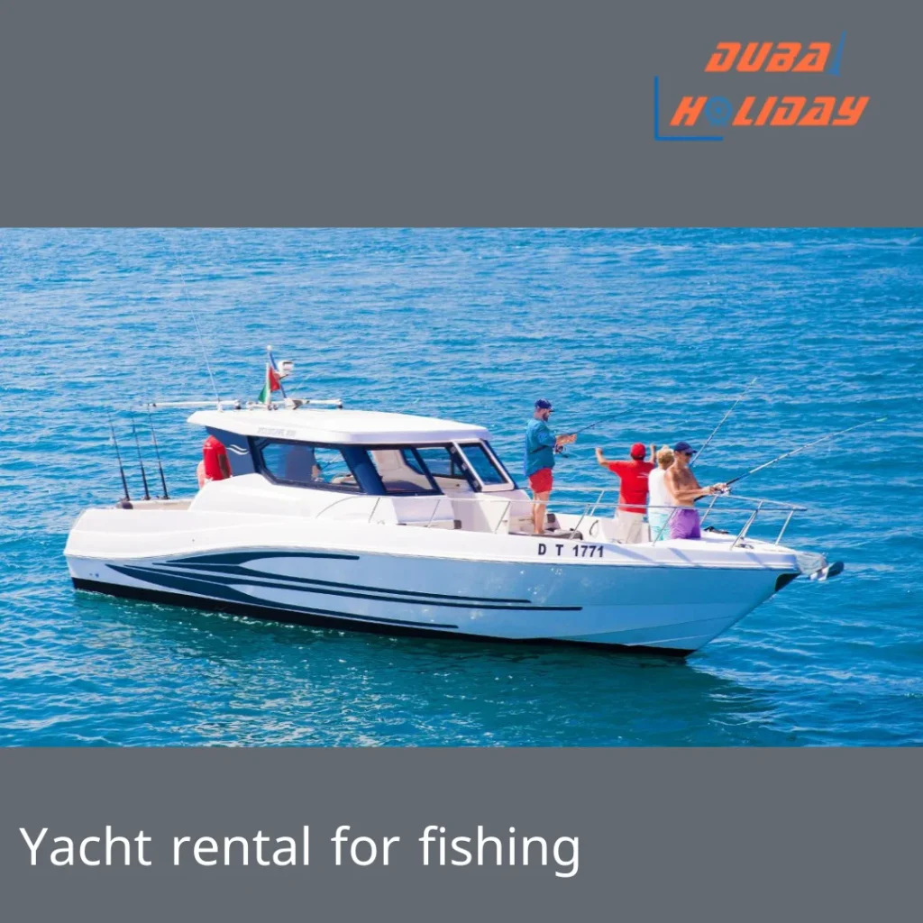 yacht rental for fishing