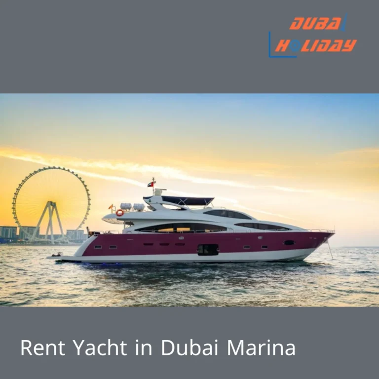 rent yacht in dubai marina