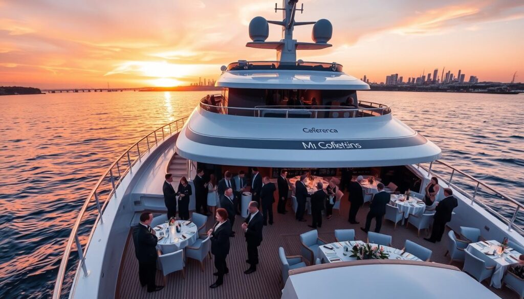 corporate yacht events