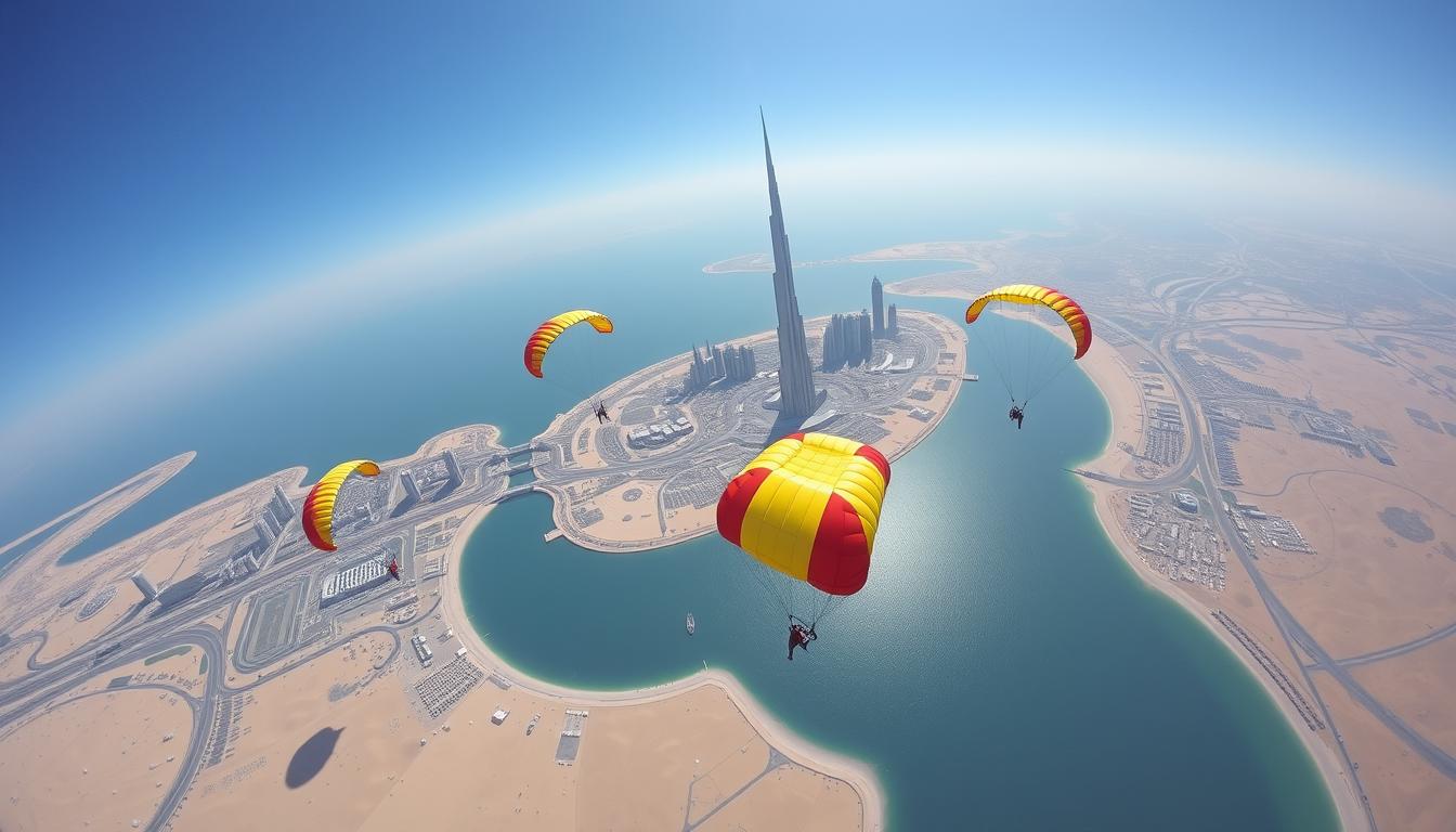 Thrilling Parachute Jump Dubai: Skydive Adventure